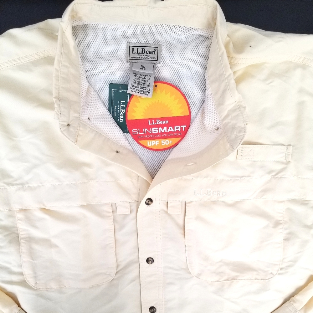 LL Bean Sunsmart Button Up